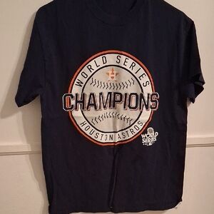 Houston Astros World Series Champions Kids T-Shirt - Navy